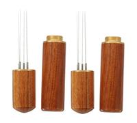 BAZEITFLOW 2 piezas Agujas para Espresso Herramienta Distribución Café Agitador Portátil Resistente y Práctico para Nivelar Café Casa y Cafeterías