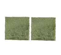 BAZEITFLOW 2 Piezas Alfombras Musgo Artificial Hidratante para Reptiles Estera Cesped Falso Absorbente y Resistente para Mascotas Material No Abrasivo y Aislante Térmico Cortable para Gateo