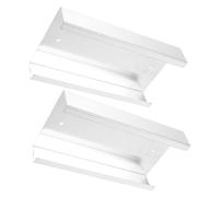 BAZEITFLOW 2 Piezas Colgante Colgante de Jarra de masón Largo alimento Tarro de Comida Boca Ancho envase Mini Almacenamiento de jarras Colgantes estantes para frascos de enlatado Metal