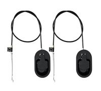 BAZEITFLOW 2 Piezas Mango de Liberación para Sillón Reclinable de Aluminio con Cable Reforzado Resorte Recambio para Sillones Relax y Sofás de Salón