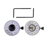 BAZEITFLOW 2 Piezas Medidor Digital Ángulo Torque Llave Ajustable con Pantalla Indicador Real Herramienta para Automoción y Motocicletas con Calibración Precisa