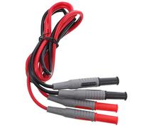 BAZEITFLOW 2 piezas Multímetro con Cable de Prueba Resistente y Flexible de Sondas Rectas para Test Eléctrico Kit Portátil para Laboratorio y Reparación Doméstica