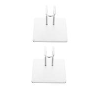 BAZEITFLOW 2 Piezas Soporte Magnético para Papel y Almacenaje Multiusos Doble Gancho para Cocina y Baño Diseño Compacto y Duradero Color Plata