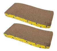 BAZEITFLOW 2 Piezas Tablero Rascador para Gatos Resistente al Accesorio Práctico para y Habitaciones Kit Conveniente para Gatitos Protección para Muebles y Ejercicio