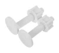 BAZEITFLOW 2 piezas Tornillos de Expansión de Plástico para Fijación Rápida de Asiento de Inodoro Mecanismo de Liberación Rápida Compatible Kit de Reemplazo Seguro y Estable para Tapadera Wc