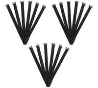 BAZEITFLOW 20 Correas de Montaje Reutilizables para Extintor de Incendios, 2x30 Cm, Negro, Soporte Seguro para Equipo contra Incendios, Accesorio Práctico para Instalación en Vehículos