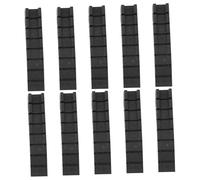 BAZEITFLOW 20 Piezas Cuñas Niveladoras Negras para Muebles Accesorios Resistentes para Ajuste de Patas Sofás Mesas Inodoros y Armarios Solución para Irregulares Hogar y Oficina