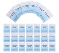 BAZEITFLOW 20 Piezas Toallitas para Eliminar Cera Depilatoria Envueltas Individualmente para Rostro y Cuerpo Limpian Residuos y Cuidan la Piel Depilación