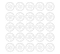 BAZEITFLOW 200 Arandelas Planas de Polipropileno 45 Mm para Aislamiento y Soporte de Tableros Rígidos, Espaciadores de Plástico para Tornillos y Clavos en Construcción y Reformas