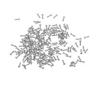 BAZEITFLOW 200 Piezas Tornillos para Gafas Tornillos Pequeños de Metal Resistentes para Reparación de Almohadillas Nasales Repuestos Compactos para Gafas Fácil Arreglo Portátil