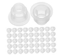 BAZEITFLOW 200piezas Tapones Para Perfumes De Tapones Redondos Transparentes Para Aceites Perfumados Para Botellas De Aromaterapia Accesorios Para Difusores De Aceite El Hogar