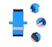 BAZEITFLOW 24 Piezas Conjunto de Adaptadores de Fibra Óptica con Acoplador de Transferencia Mutua Conector de Baja Pérdida y Alta Estabilidad Térmica para Redes LAN y Sistemas Catv