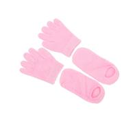 BAZEITFLOW 2pares Guantes Hidratantes Calcetines Spa Suavizantes Guantes De Protección Kit Calcetines De Gel