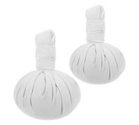 BAZEITFLOW 2piezas Bolas de Masaje de Hierbas Tailandesas Bola de Masaje de Artemisa para Salud para Pies y Manos