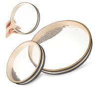 BAZEITFLOW 2piezas Instrumentos Musicales De Tambores Oceánicos Rellenos De Bolas De Acero Para Campamentos y Fiestas Niño Niña y Adultos