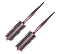 BAZEITFLOW 2Piezas Peine de Cepillo Rizado y Recto Portátil y Antiestático para y Volumen al Cabello Cómodo y Transpirable