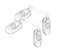 BAZEITFLOW 2piezas Reemplazo De Puente Nasal Para Gafas Almohadillas Antideslizantes De Silicona Protectores Nasales Para Gafas De Sol y Seguridad Uso Diario Actividades Al Aire