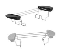 BAZEITFLOW 2piezas Rejilla De Calentamiento Para Tostadora Unidades Soporte Resistente Acero Inoxidable Accesorios Para Hornos De Pan Apto Para Horno y Lavavajillas Para Tostar y Mantener