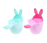 BAZEITFLOW 2piezas Taza De Baño Para Enjuague De Cabello De Niño Niña Diseño De Pico Para Enjuague Fácil y Suave Baño Para Bebés y Niño Niña