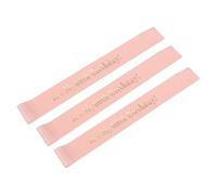 BAZEITFLOW 3 Fajas Ajustables para Cumpleaños de 60 Años para Mujer, Banda de Oro Rosa para Decoración y Accesorios de Fiesta, Suministros para Eventos y Celebraciones