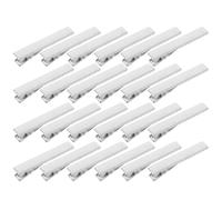 BAZEITFLOW 30 Piezas Pinzas Metálicas para Cabello con Diseño de de Pato Clips Sola Punta para Proyectos DIY Accesorios para Lazos y Manualidades para Tocados y Extensiones de Cabello