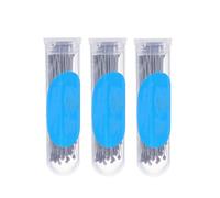 BAZEITFLOW 300 Alfileres Entomológicos de Acero Inoxidable para Fijar Insectos y Mariposas Kit 3 Frascos Plásticos para Colecciones Escolares y Proyectos Científicos