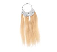 BAZEITFLOW 30piezas Muestras De Color De Cabello Con Mechas De Cabello Natural y Kit De Pruebas Para Salones De Belleza Para Estudiantes De Peluquería y Práctica De Técnicas De Coloración
