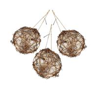 BAZEITFLOW 3piezas Soporte Recargable para Material De Anidación De Aves Estación De Anidación Al Aire para Colibríes y Aves Silvestres para Jardines y Parques