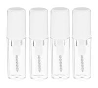 BAZEITFLOW 4 Piezas Gel Fijador Transparente para Cejas Líquido Resistente al Sudor para Peinar Cejas Fijación Rápida y Ligera Gel de Estilo Compacto para Mujeres para Retoques cualquier