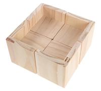 BAZEITFLOW 4 Piezas Patas para Cuna Soporte de Muebles de Madera Reemplazo de Patas para Cama Sofá Silla Lavadora Pies de Repuesto