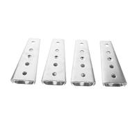 BAZEITFLOW 4pares Soporte De Fijación para Cabecero Resistentes Enclavamiento para Muebles Sofás Sofás Cama Soporte De Montaje Pared para Cabecero De Conector para Seccional