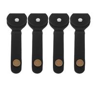 BAZEITFLOW 4piezas Accesorios para Guitarra Cerraduras para Correa de Guitarra con Estuche de Púa Adaptador de Clavijero Antideslizante para Instrumentos Electroacústicos Escenario