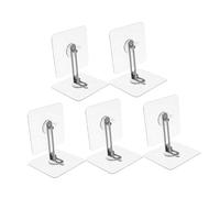 BAZEITFLOW 5 juegos Kit Anclajes Adhesivos Muebles Anticaída Autoadhesivos Protección Pared Seguridad Estanterías Armarios Televisión sin Taladro