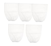 BAZEITFLOW 5 Pieces Bolsa de almacenamiento de polvo manicura bolsas colectoras de polvo de uñas plumero atrapapolvo blanco