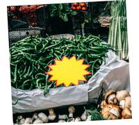 BAZEITFLOW 50 piezas Etiquetas para Grande Unidades Carteles de Precio para Tiendas y Supermercados Minoristas Duradera