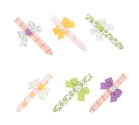 BAZEITFLOW 6 piezas Accesorios para Niñas Pad para Flequillo Adhesivo para Cabello para Niñas Pequeñas y Fácil de Usar