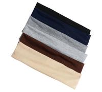 BAZEITFLOW 6 piezas Diademas Deportivas Elásticas Antideslizantes para Mujer Bandas de Algodón Suaves y Cómodas Unidades para Yoga Correr y Entrenamiento Accesorios Prácticos para Cabello