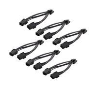 BAZEITFLOW 6piezas Cable Adaptador De Tarjeta Gráfica Unidades para Gpu Cable De Extensión Divisor para Computadora Adaptador De Alimentación para Tarjeta Gráfica