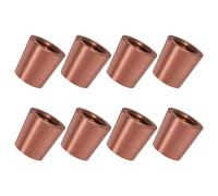 BAZEITFLOW 8 Piezas Patas de Latón para Madera Base para Caja y Muebles Patas Cónicas de Cobre Puro para Bandejas Decorativas y Mini Muebles