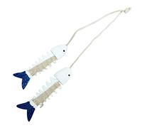 BAZEITFLOW Abrazadera De Cortina Mediterránea De Madera Estilo Provenzal, Cuerda De Sujeción Decorativa para Cortinas del Hogar, Diseño Vintage para Salón y Dormitorio,