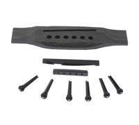 BAZEITFLOW Accesorios para Guitarra Incluye Pasador de Cejuela de Puente de Madera Cejuela de Guitarra Repuesto para Kit Reparador Pelo para Reparaciones de Puente de Folk