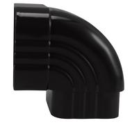 BAZEITFLOW Adaptador de Codo de Aluminio para Canalón Conector Tubo Resistente Fácil Instalación para Extensión de Bajantes de Agua de Lluvia