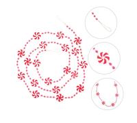 BAZEITFLOW Adornos para Árbol De Navidad Racimos De Dulces y Chupetes Acrílicos Colgantes Decorativos para Crear Ambiente Navideño y Espacios Pequeños