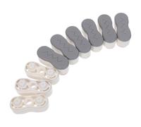 BAZEITFLOW Almohadillas Adhesivas para Asientos de Inodoro 6 Piezas Acolchadas Antideslizantes Elevadoras de Altura Amortiguadores para Baño Kit Accesorios para Mejorar Asiento