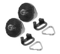 BAZEITFLOW Anillos Partidos para Correa de Cámara Tornillos 1/4 4 Piezas Compactos y Ligeros para DSLR y Cámaras sin Espejo Uso de Hombro y Muñeca Azul