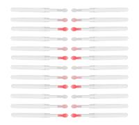 BAZEITFLOW Aplicadores de Bálsamo Labial de Silicona Reutilizables con Tapa Pinceles Aplicadores Pequeños para Labios Set de 60 Unidades Herramienta Portátil para Maquillaje y Retoques