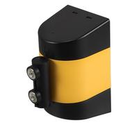 BAZEITFLOW Barrera Cinturón Retráctil Magnética Montaje Pared sin Taladro Cinta Seguridad Nylon Plástico Control Multitudes Protección Aviso Peligro