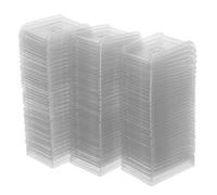 BAZEITFLOW Base de Casete de Inclusión de 7X7X5 MM 100 Unidades Preetiquetadas Molde para Histología y Patología Inserto Antiestático para Laboratorio Compatible Procesamiento de