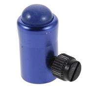 BAZEITFLOW Bases de Ágata para Diapasón Profesional, Soporte de Aleación de Aluminio y Gema Azul, Accesorio Duradero para Pies de Diapasón, Adecuado para Terapia y Afinación de Instrumentos