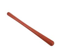 BAZEITFLOW Bastón de Masaje de Madera Palo Masajeador Grande Rojo para Relajación Muscular, Herramienta Ergonómica para Meridianos y Puntos Gatillo, Adecuado para Yoga, Espalda y Recuperación